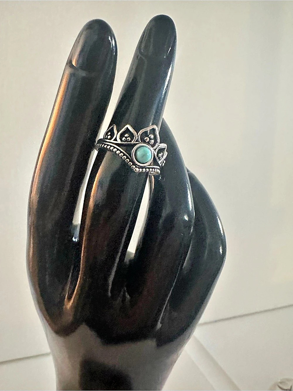 Turquoise-Color Stone Ring Collection - Picture 2 of 14